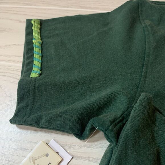 Reason Mens Small T-shirt Green Embroidered Back‎ Cotton Polyester - Picture 4 of 9